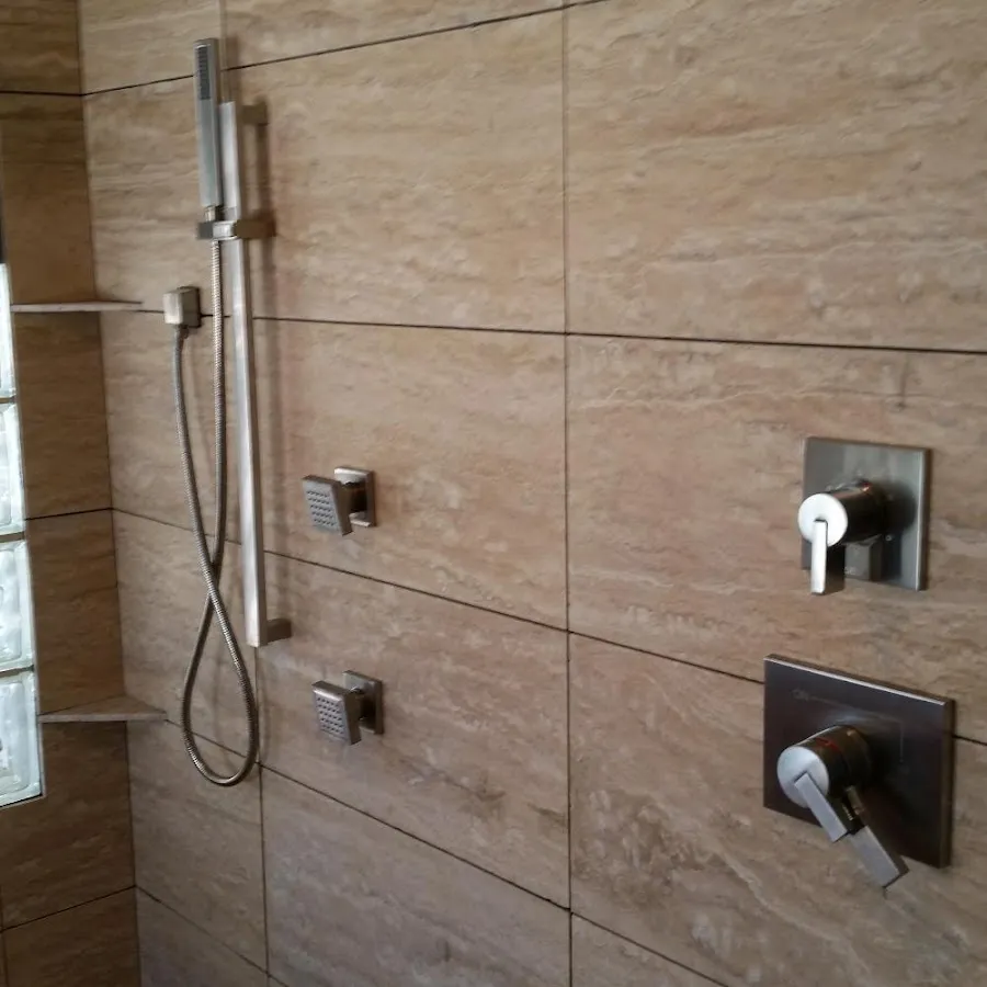 Shower fixture installation for Water Heater Replacement in Telford